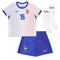 Francúzsko Marcus Thuram #15 Vonkajší Detský futbalový dres ME 2024 Krátky Rukáv (+ trenírky)